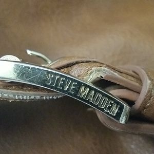 Steve Madden Brown Leather Slouchy Satchel